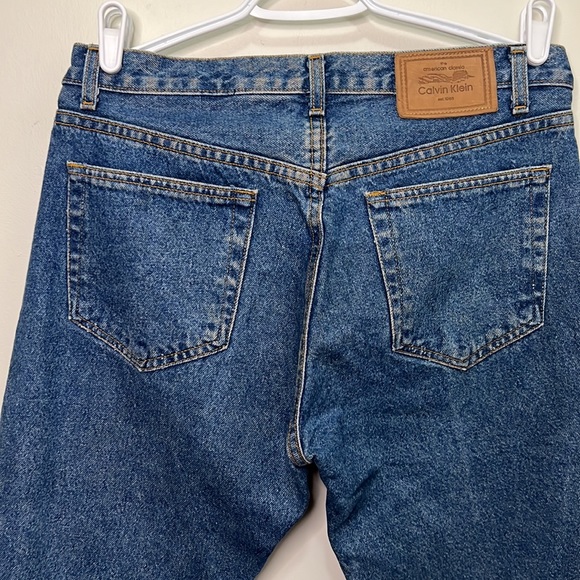 Calvin Klein Vintage American Classic Straight Leg Jeans Size 33 - Picture 4 of 9